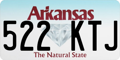 AR license plate 522KTJ