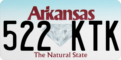 AR license plate 522KTK