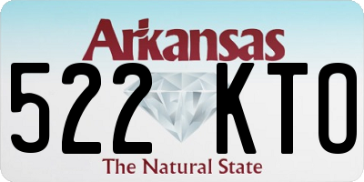 AR license plate 522KTO
