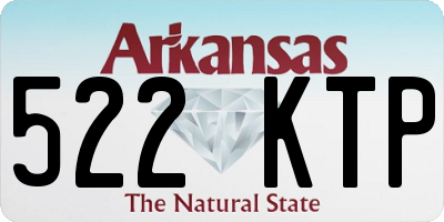 AR license plate 522KTP