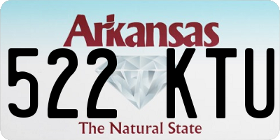 AR license plate 522KTU