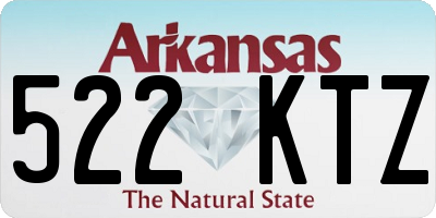 AR license plate 522KTZ