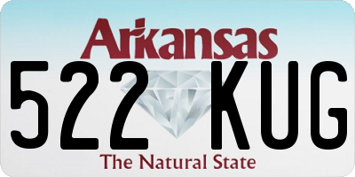 AR license plate 522KUG