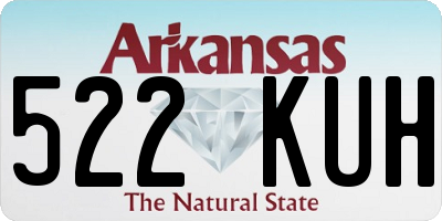 AR license plate 522KUH