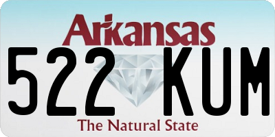 AR license plate 522KUM