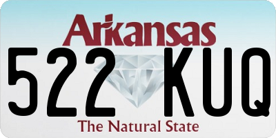 AR license plate 522KUQ