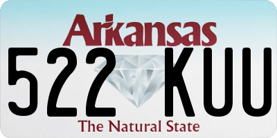 AR license plate 522KUU