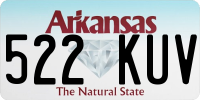 AR license plate 522KUV