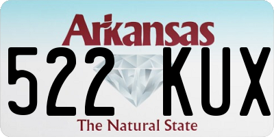 AR license plate 522KUX