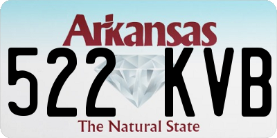 AR license plate 522KVB