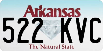 AR license plate 522KVC