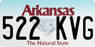 AR license plate 522KVG