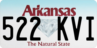 AR license plate 522KVI