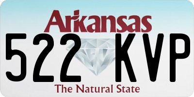 AR license plate 522KVP