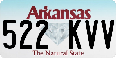 AR license plate 522KVV