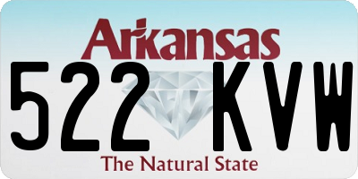 AR license plate 522KVW