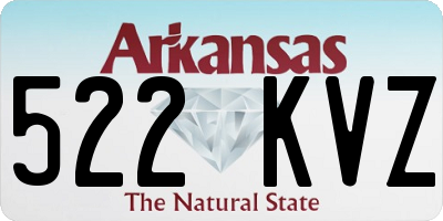 AR license plate 522KVZ