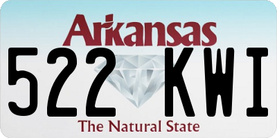 AR license plate 522KWI
