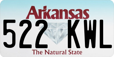 AR license plate 522KWL