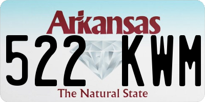 AR license plate 522KWM