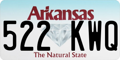 AR license plate 522KWQ