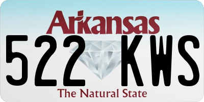 AR license plate 522KWS