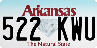 AR license plate 522KWU