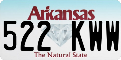AR license plate 522KWW