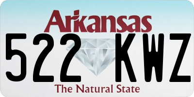 AR license plate 522KWZ