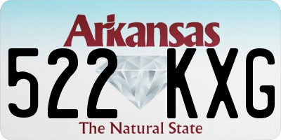 AR license plate 522KXG