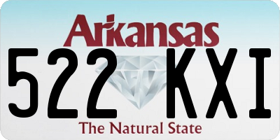 AR license plate 522KXI