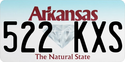 AR license plate 522KXS