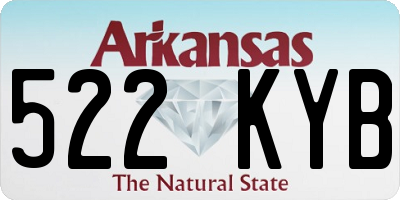 AR license plate 522KYB