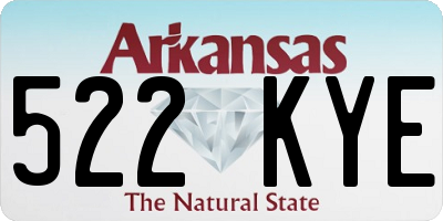 AR license plate 522KYE