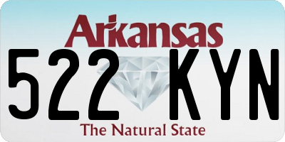AR license plate 522KYN