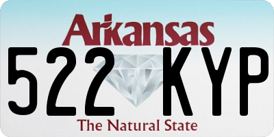 AR license plate 522KYP