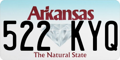 AR license plate 522KYQ