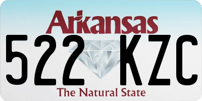 AR license plate 522KZC