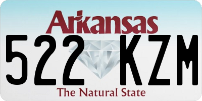 AR license plate 522KZM