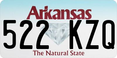 AR license plate 522KZQ