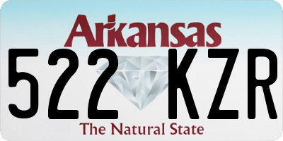 AR license plate 522KZR
