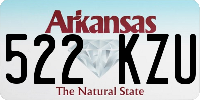 AR license plate 522KZU