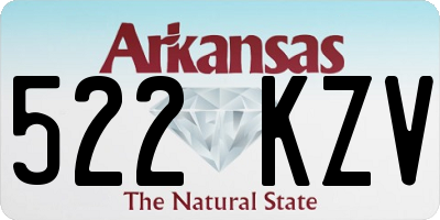 AR license plate 522KZV