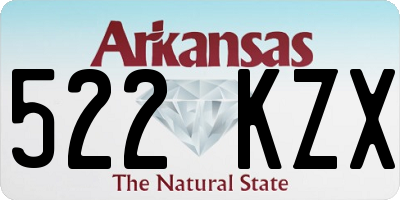 AR license plate 522KZX