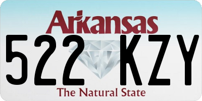 AR license plate 522KZY