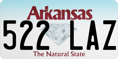 AR license plate 522LAZ