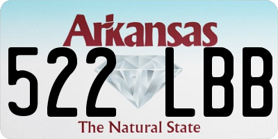 AR license plate 522LBB