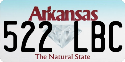 AR license plate 522LBC