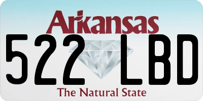 AR license plate 522LBD