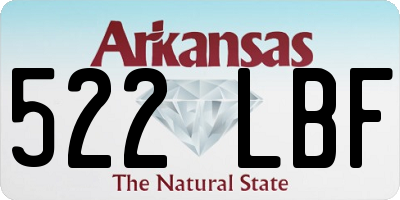 AR license plate 522LBF
